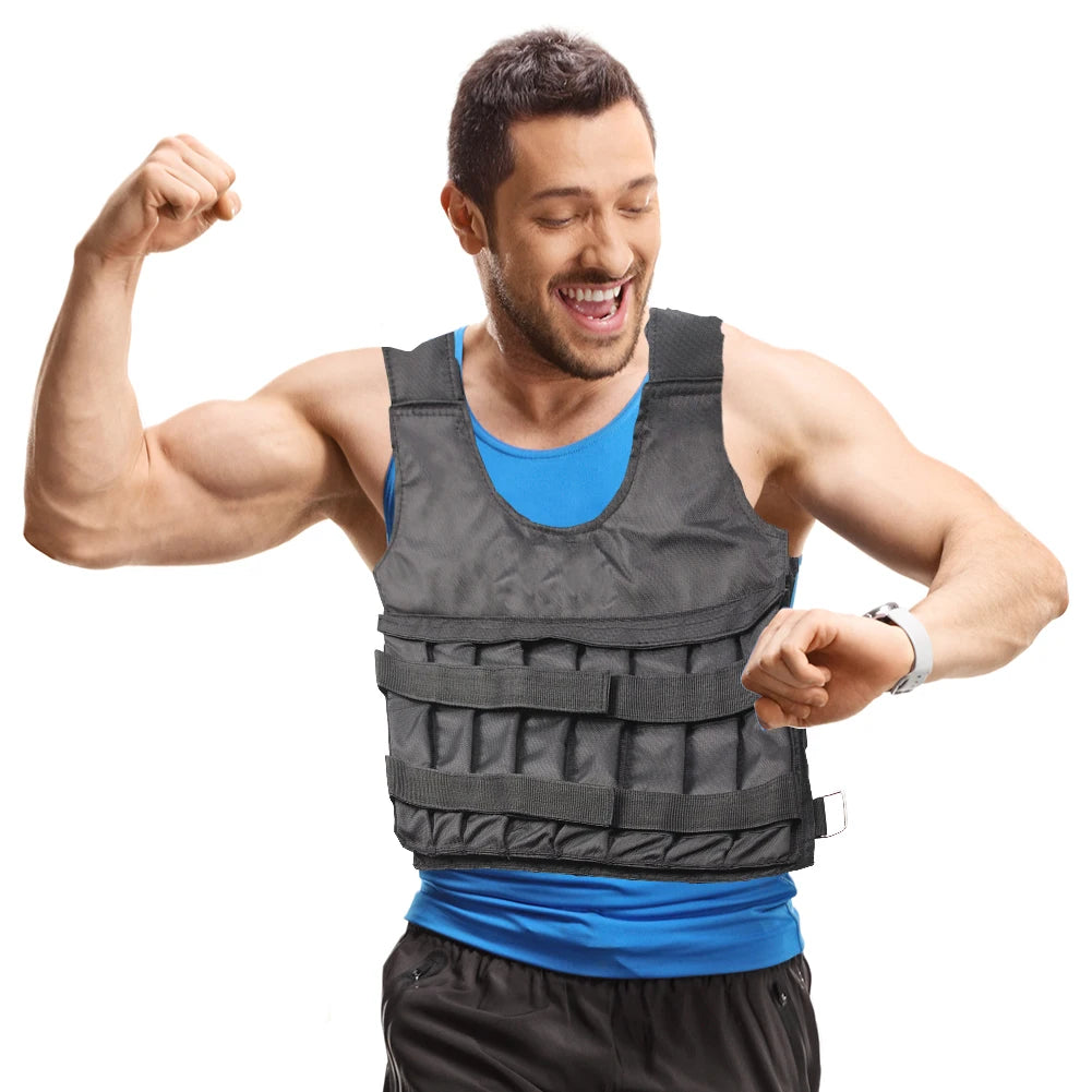 Weighted Vest Weight-bearing Vest Oxford Cloth Running Vest Weight Training Vest Weight Loading Vest for Strength Training