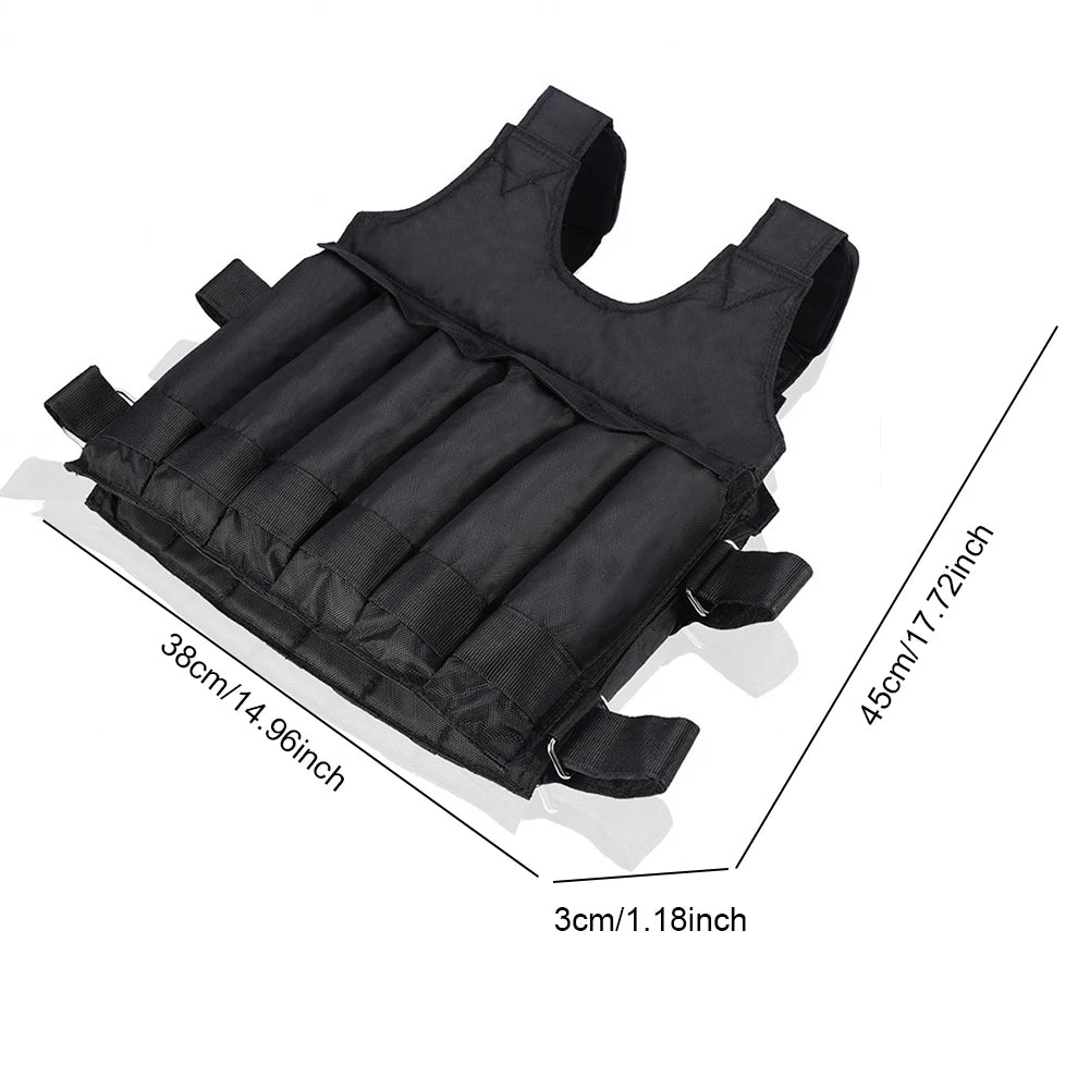 Weighted Vest Weight-bearing Vest Oxford Cloth Running Vest Weight Training Vest Weight Loading Vest for Strength Training